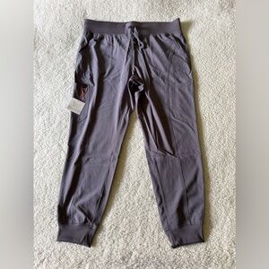 Monarch Uniforms Ribbed Jogger Scrub Pants Charcoal Grey Women's Size XL Petite